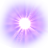 raios de luz brilho flash sol efeito estrela png