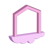 porte 3d flottante png