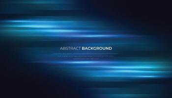 Abstract Blue Technology Futuristic Background with Blur Light Effect. Vector Illustration