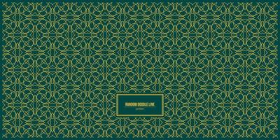 random doodle line art pattern vector