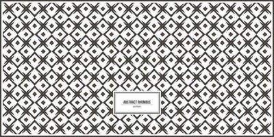 ancient abstract rhombus shape pattern vector