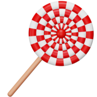 Lollipop 3D-Rendering isometrisches Symbol. png