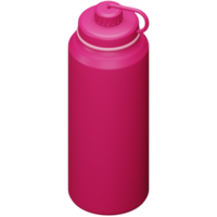 Water bottle 3d rendering isometric icon. png