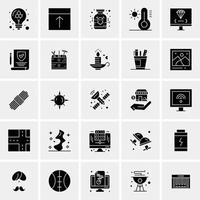 100 Business Icons Universal Set for Web and Mobile vector