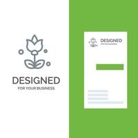 Environment Garbage Pollution Trash Grey Logo Design and Business Card Template vector