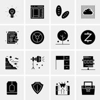 16 Universal Business Icons Vector Creative Icon Illustration to use in web and Mobile Related proje