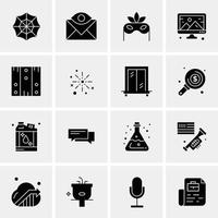 16 Universal Business Icons Vector Creative Icon Illustration to use in web and Mobile Related proje