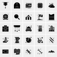 16 iconos de negocios universales vector ilustración de icono creativo para usar en proyectos relacionados con la web y dispositivos móviles