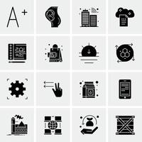 Basic Gear Setting Ui Bold and thin black line icon set vector