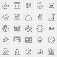 16 Universal Business Icons Vector Creative Icon Illustration to use in web and Mobile Related proj