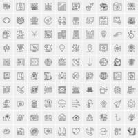 16 iconos de negocios universales vector ilustración de icono creativo para usar en proyectos relacionados con la web y dispositivos móviles