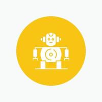 Dumbbell Healthcare Dumb Sport Solid Icon Infographics 5 Steps Presentation Background vector