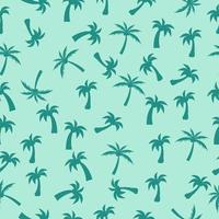 Seamless silhouette pattern of palm trees. Vector. vector