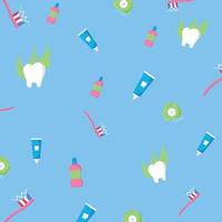 Tooth. Teeth. Background for the business card. Background for notes. Template on the theme of dentistry. Toothpaste, teeth, floss. vector