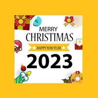 vector design Christmas elements collection for greeting christimas and happy new year and other your design