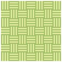 geometric background with woven bamboo pattern. A collection of rectangles arranged like woven bamboo. Abstract wallpaper on a bright green background vector