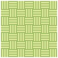 geometric background with woven bamboo pattern. A collection of rectangles arranged like woven bamboo. Abstract wallpaper on a bright green background vector