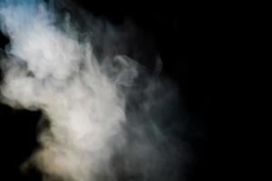 Steam in the dark room photo