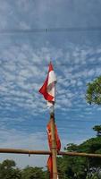 Bogor, 2022 Flag of the Republic of Indonesia Flying photo