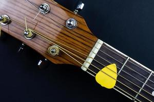 guitar and pick photo