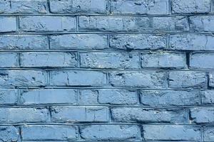 blue brick wall texture photo