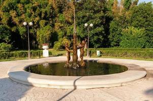 fountain girl and boy photo