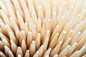 texture of wooden toothpicks photo