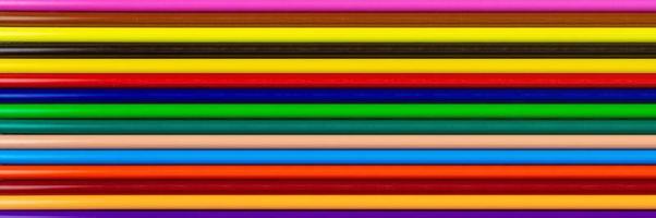 multi-colored pencils background texture photo