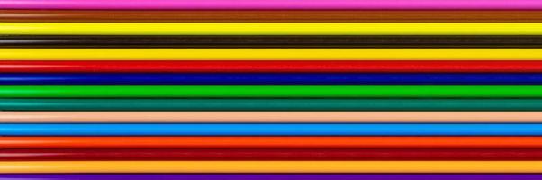 multi-colored pencils background texture photo