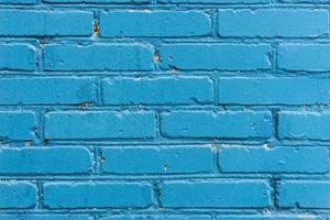 blue brick wall photo