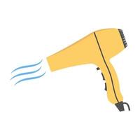 Trendy Hair Dryer vector