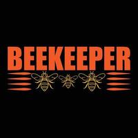 Bee T-shirt design vector