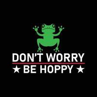 Frog T-shirt design vector