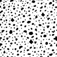 Dalmatian or cow seamless pattern, background vector