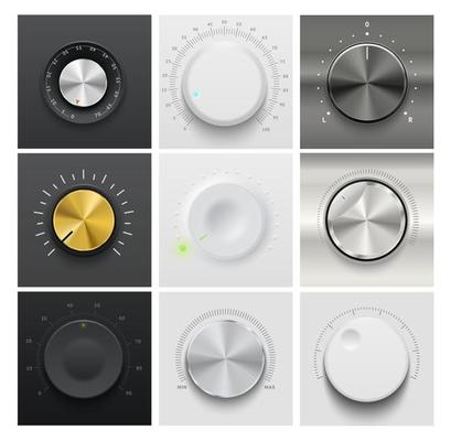 Volume dial knob, music volume control regulator