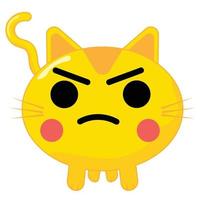 angry cat emoji icon logo and smile 8564737 Vector Art at Vecteezy