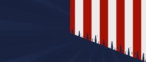 American National Holiday with Copy space Area. Suitable to be placed on content with that theme vector