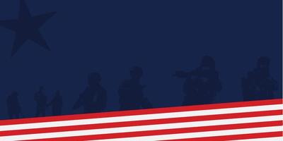American National Holiday with Copy space Area. Suitable to be placed on content with that theme vector