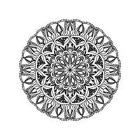 Mandala Pattern Stencil doodles sketch good mood vector