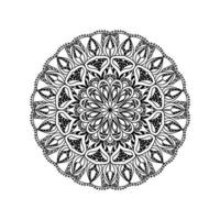 Mandala Pattern Stencil doodles sketch good mood vector