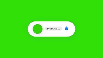 Subscribe and Reminder Button Animation. youtube subscribe button animation. video