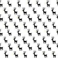 Seamless vector pattern with rein deers.