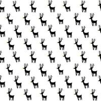 Seamless vector pattern with rein deers.