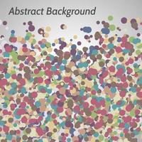 Vector abstract background with irregular color circles