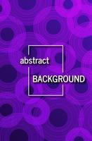 fondo geométrico con formas de círculos abstractos vector