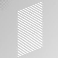 Window and blinds shadow. Realistic light effect of shadows and natural lighting. Vector illustration