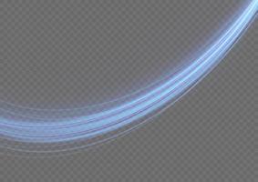 Blue glowing shiny lines effect vector background. Luminous white lines of speed. Light glowing effect. Light trail wave, fire path trace line and incandescence curve twirl.