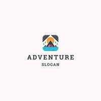 Adventure logo icon design template vector illustration