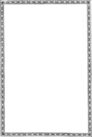 Simple Border is a Narrow pattern full page border, vintage engraving. vector
