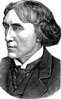 henry irving, ilustración de la vendimia vector